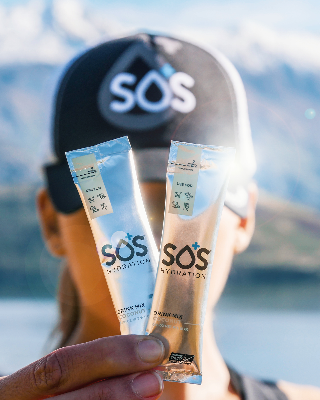 With Every Purchase, SOS Will Donate 2 Servings of It's Electrolyte Mix To Hospitals.